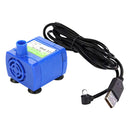 2Pcs Automatic Drinking Fountain Pump with LED for Cats Dogs Drinking Bowl
