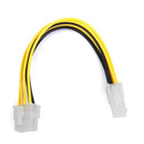 4-Pin to 8-Pin EPS 12V ATX Motherboard Power Supply Adapter Converter Cable