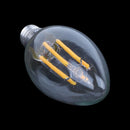 Dimmable E14 6W COB Edison Candle Flame Filament LED Light Bulb Lamp 110V