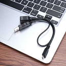CableDeconn C0204 USB to USB+Micro 5 Pin Female to Male Y OTG Converter Cable