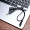 CableDeconn C0204 USB to USB+Micro 5 Pin Female to Male Y OTG Converter Cable