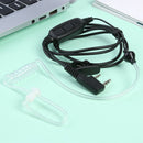 QX-105 K-Plug PTT Wired Intercom Headphone for Baofeng UV-82/8D Walkie Talkie