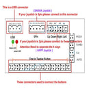 DIY Handle 8 Way Arcade Joystick Kits 5 Pin 24mm/30mm Push Button Replaceme G1R2