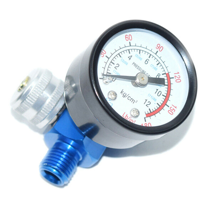 1Pc Spary Gun Regulator Air Pressure Regulator Adjustable Gauge Air Tool Mo  Gw