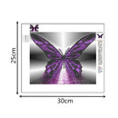 Round Diamond 5D Diy Diamond Embroidery Purple Butterfly Diamond Painting C K7D8