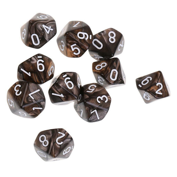 20pc Dice D10 Polyhedral Dice for Dungeons and Dragons Dices RPG