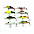 Minnow Fishing Lures 8x 0.2oz Realistic Bass Bait for Fishing