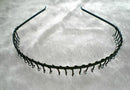 New Black Metal Spear Headband Sports Football Men Unisex Hair Band JR
