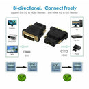 HDMI to DVI D 24+1/ 25 Pin Adapter Female 1080P for HDTV Plasma DVD Projector PC
