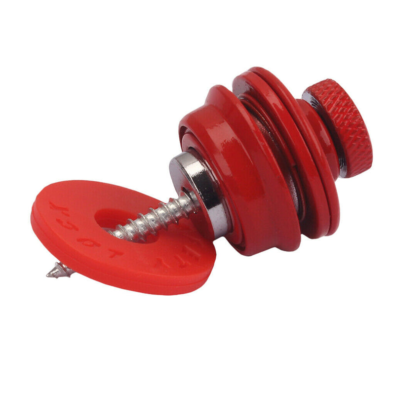 1Pc Red Copper Electric Guitar Strap Lock  Button for Guitar Bass