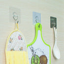 2 pieces multi-purpose self-adhesive hooks, door hooks for bedroom living room