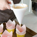 1PC Adjustable Kitchen Funnel Chocolate Pastry Dispenser Cake Funnel Baking T Gw