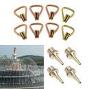 4x Brass Fountain Nozzle Sprinkler