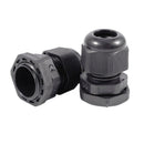 50 x Black Plastic Waterproof Connector PG11 5-10mm Diameter Cable Gland D5N6