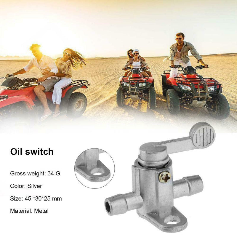 Motorcycle Inline Fuel Tank Tap On/Off Petcock Switch for ATV Dirt Bike