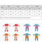 Baby Long Sleeve Crawling Mop Jumpsuit Romper One Piece Blue+Orange 90cm