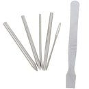 6 Pack Paracord Bracelet Stainless Steel Fid Lacing Stitching Needles Tool S JR