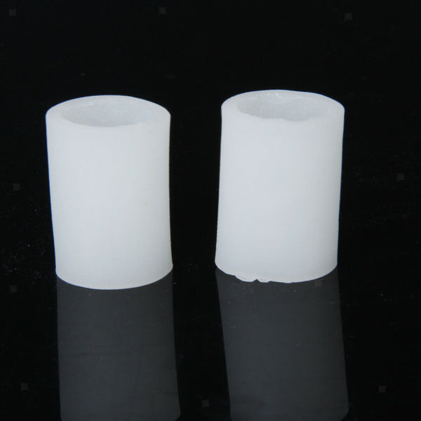 Pair Soft Silicon Gel Toe Tube Protector Hammer Toe Blisters Corns Relief S