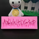 Silicone Grass Fondant Mould Cake Decorating Sugar Craft Baking Pink Mold Dgyj