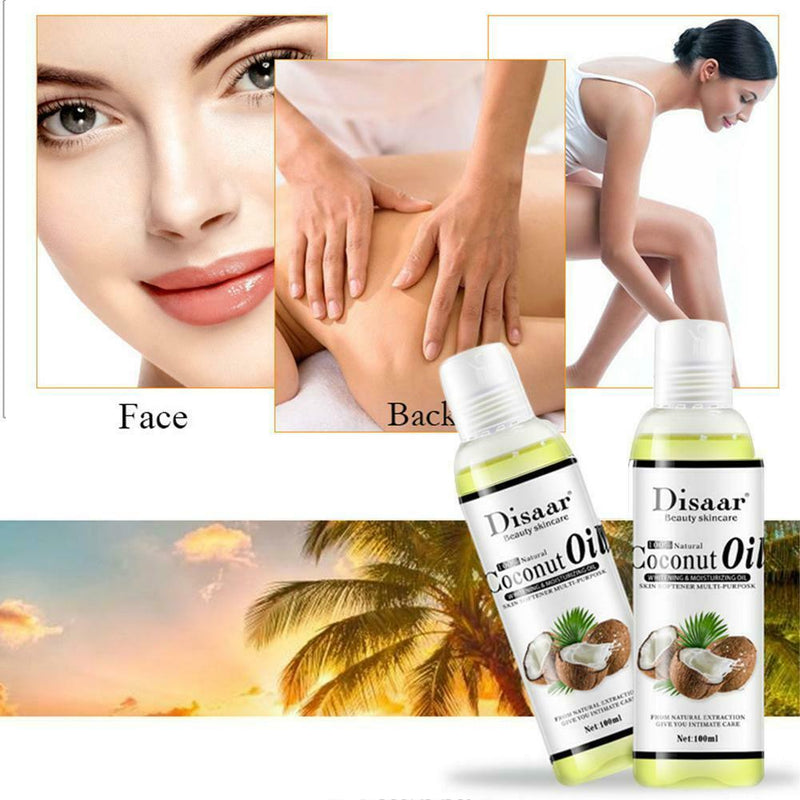 Coconut Body Oil Body Brightening Body Oil Body Massage Soothing Oil