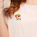 Balloon Bus Brooches Enamel Pins Badges Ornament Jewelry Gift (Style 1)