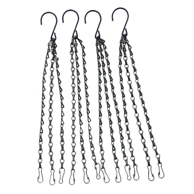 16Pcs/set Heavy Duty Flower Pot Basket Hanging Chains Hanger Hooks For Fence