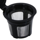 6Pcs Reusable K Cups for Keurig K200, K300, K400, K500,  Black