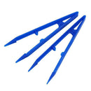 100 Pcs/pack Disposable Plastic Tweezers Dental Disinfection Sterile Forceps