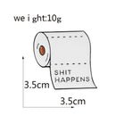 Cute Bathroom Roll Paper Corsage Enamel Brooch Pin Badge Shirt Lapel Collar n FT