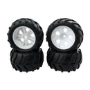 4x 85mm Rubber Tire Tyre for HSP HPI ZD Racing WPL FS Wltoys RC Rock Crawler