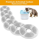 Carbon Replacement Filters for Pet Fountain - 6 Packs Concentrated Carbon T