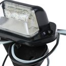 2x 12v Car Trailer Rv 3 LEDs License Plate Tag Light Black Side Marker LightOZ