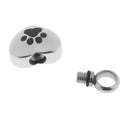 Animal Paw On Heart Cat Dog Cremation Keepsake Memorial Ashes Urn Pendants