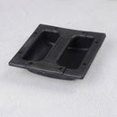 2x Black PP plastic recessed handle for guitar amp cabinet speaker 146*139mm M&E