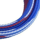 Fishing Rod Cover Rod Braided Strap Reel Cover Glove Protector (Blue red)