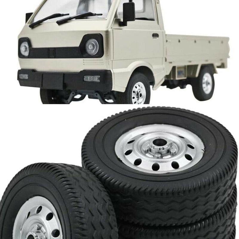 RC Car 1/10 RC Car Rubber Tires 2.2 Inch Rim for WPL D12