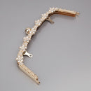 22cm Fashion Metal Rhinestone Purse Handle Bag DIY Craft Frame Kiss Clasp Lock