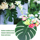 30Pcs Artificial Tropical Palm Leaves Decoration Party Luau Hawa In, Tropic