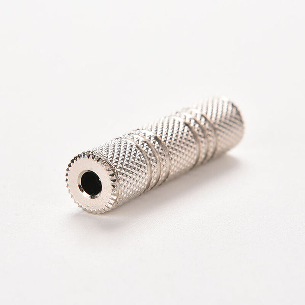 3.5mm Female to Female F/F SPtereo Audio Adapter Headphone Jack ConnectTOCA
