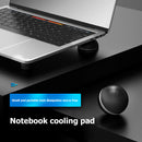 Laptop Stand Cooling Pad Notebook PC Heat Dissipation Non-Slip Ball (Black) A