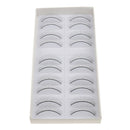 10Pairs Makeup Training Eyelash for Individual Lashes Extension Practice 8mm