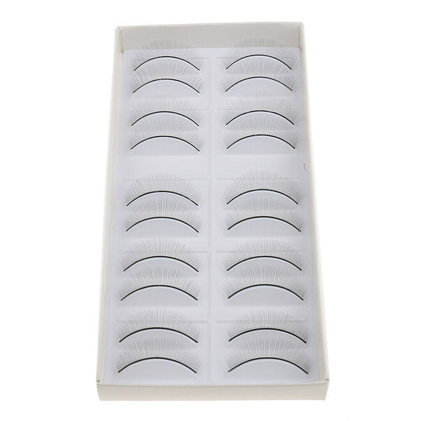 10Pairs Makeup Training Eyelash for Individual Lashes Extension Practice 8mm