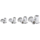 100 x Steel Aluminum Threaded Rivet Nut Inserts Rivnut Nutsert M4/M5/M6/M8 S Bj