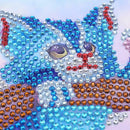 5D DIY Special-shaped Diamond Painting Animal Cross Stitch Kit (H120 Cat)