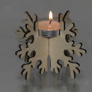 Foldable Wood Tea Light Holder Candle Holder Wedding Party Home Favour Decor