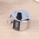 Digital Hand Tally Counter 4 Digit Number Manual Counting Silvery Golf Clicker