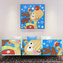 5D DIY Special Shaped Diamond Painting Christmas Elk Embroidery Mosaic Kits
