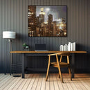 Painting By Numbers Kit DIY Rain City Canvas Oil Wall Art Picture Crafts