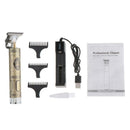 T-Blade Trimmer USB Rechargeable Electric Hair Grooming Cutting Hair Clipper
