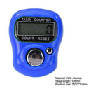 Mini Finger Counter LCD Electronic Digital Counter Range 0-99999 (Blue)